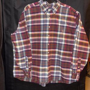 Ralph-lauren Men's plaid flannel Shirt